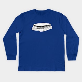 Pontiac Silverdome Kids Long Sleeve T-Shirt